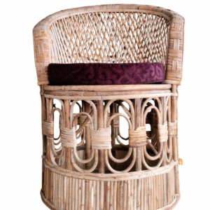 Handmade Cane Accent Chair