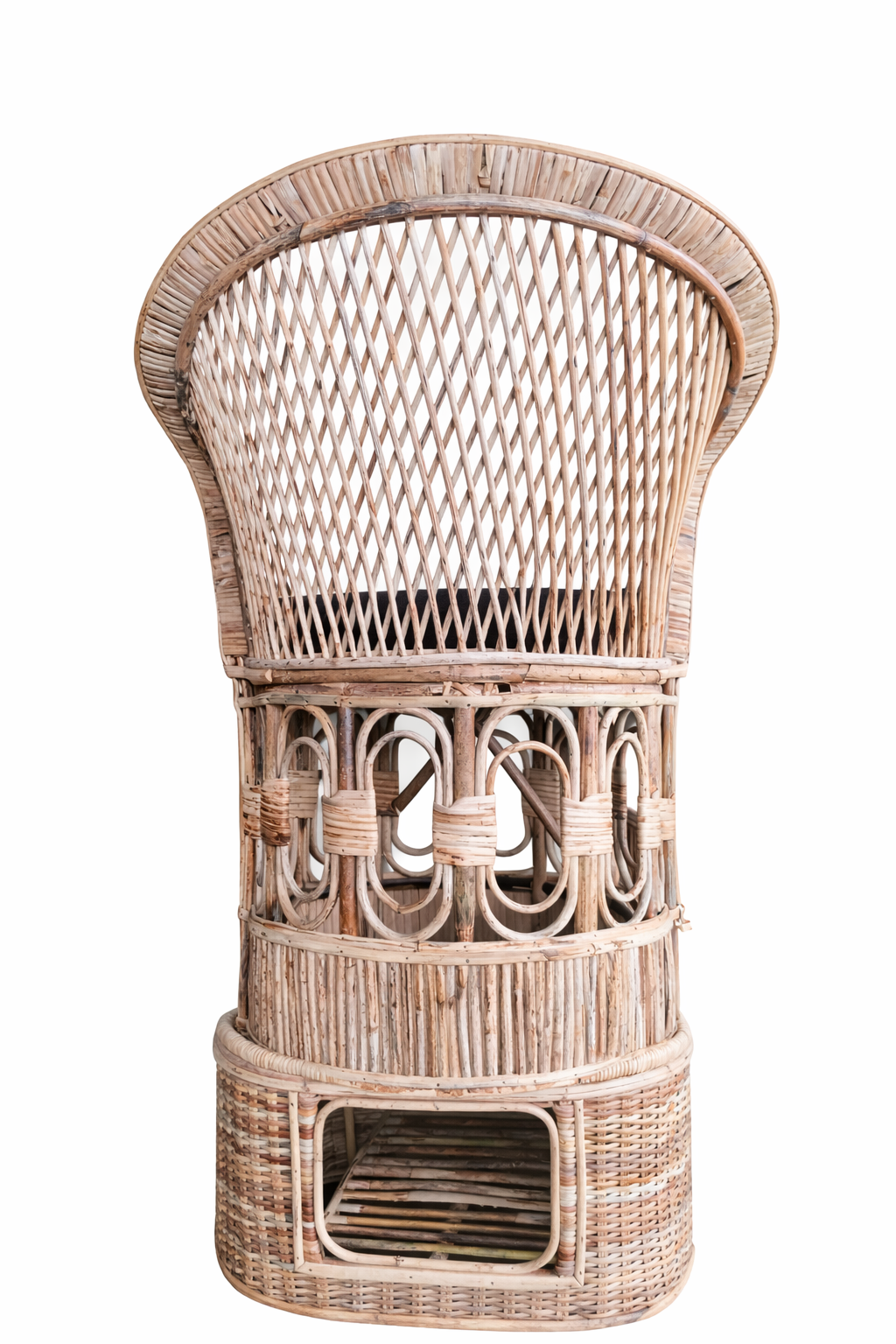 Handmade Cane Accent Chair - Image 2