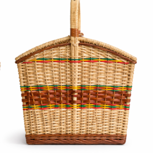 Handwoven Cane Basket
